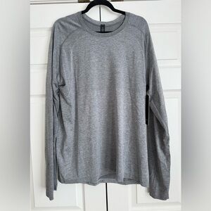 LULULEMON Metal Vent Tech 2.0 Long Sleeve Gray Shirt XXL